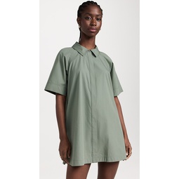 Blanche Short Sleeve Shirt Mini Dress