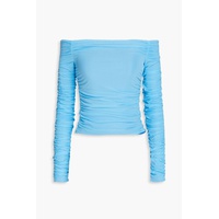 Nai off-the-shoulder ruched jersey top