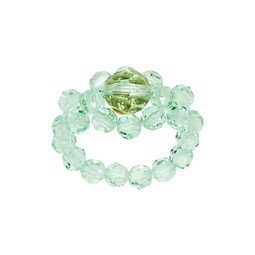 Green Daisy Solo Ring 241405F024001