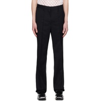 Navy Pinched Trousers 231149M191002