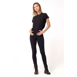 Meow High-Waisted Skinny In Black Pencil
