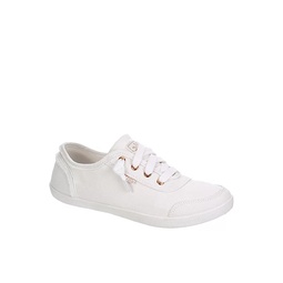 Skechers Womens B Cute Slip On Sneaker - White
