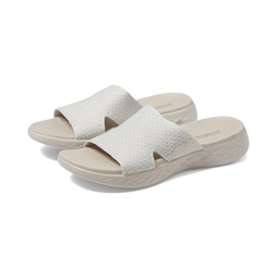 Womens SKECHERS Performance On-The-Go 600 Stretch Knit Slide