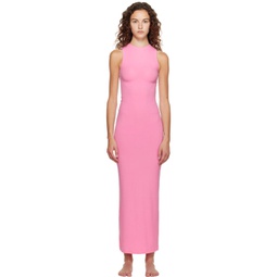 Pink Soft Lounge Maxi Dress 232545F055008