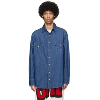 Blue Perennial Denim Shirt 241219M192000