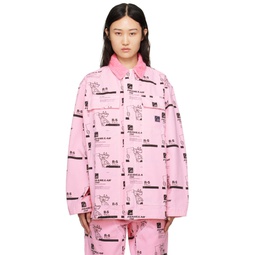 Pink Insulation Jacket 241219F060000