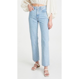 London High Rise Straight Jeans