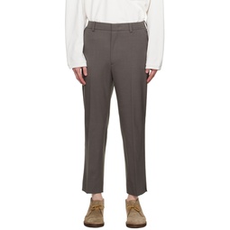 Gray Tapered Trousers 232221M191015