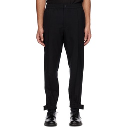 Black Jogger Trousers 231221M191006