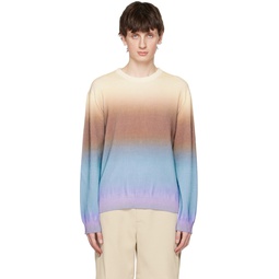 Multicolor Gradient Sweater 231221M201004