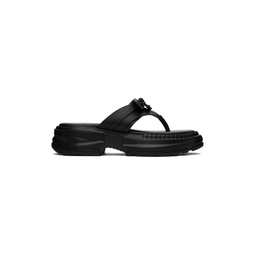 Black Platform Sandals 231221M234000