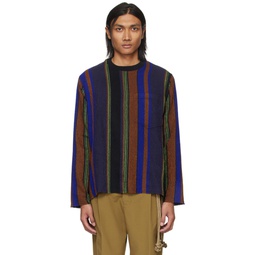 Multicolor Striped Sweatshirt 241699M201000