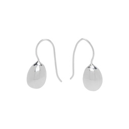 Silver Petite Egg Drop Earrings 231942F022039