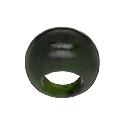 Green Medium Jade Donut Ring 241942F011002