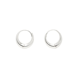 Silver Large Sigrid Hoop Earrings 241942F009000