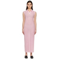 Pink Nane Midi Dress 231621F054000