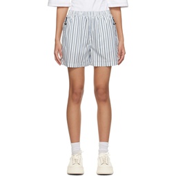 White Mateo Shorts 231621F088002