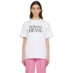 White Spring Devil T Shirt 231621F110001