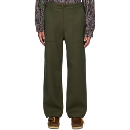 Green Fatigue Trousers 222294M191019