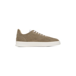Brown Smash Low Suede Sneakers 241818F128017