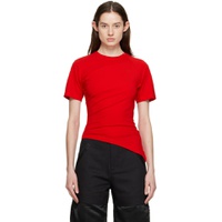Red Fitted T Shirt 231205F110000