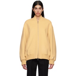 Yellow Double Faced Bomber Jacket 231301F058003