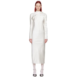 White Abazia Maxi Dress 241301F055001