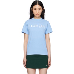 Blue Health Club T Shirt 241446F110008