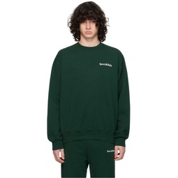 Green New Health Sweatshirt 241446M204006