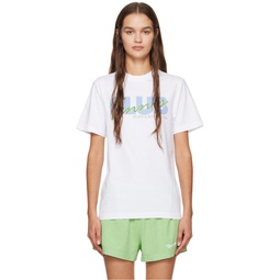 White Tennis Club T Shirt 232446F110014