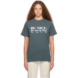 SSENSE Exclusive Gray Be Nice T Shirt 231446F110048