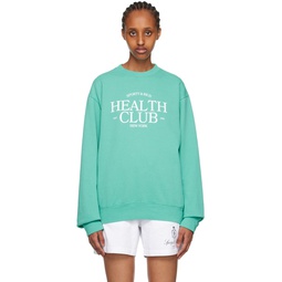 Blue Health Club Sweatshirt 231446F098013