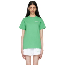 Green Cotton T Shirt 221446F110020