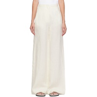 Off White Wide Leg Trousers 241193F087000