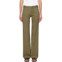Green 90s Trousers 241193F087002