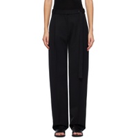 Black Belted Trousers 241193F087003
