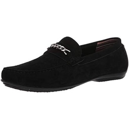 STACY ADAMS Mens Clem Moe Toe Bit Slip-on Loafer Driving Style