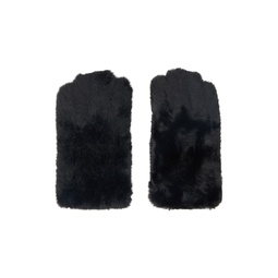 Black Carmen Gloves 222321F012000