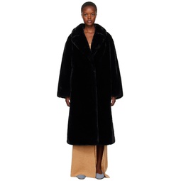 Black Maria Faux Fur Coat 232321F059014