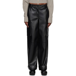 Black Asha Trousers 231321F087001