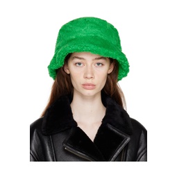 Green Wera Bucket Hat 222321F015015