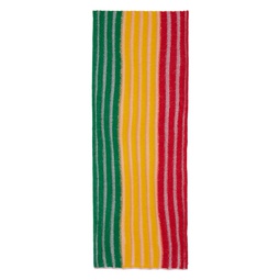SSENSE Exclusive Multicolor Plated Ribbed Scarf 241151F028000
