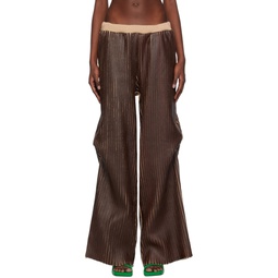 SSENSE Exclusive Brown Trousers 241151F087001