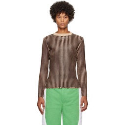SSENSE Exclusive Brown Sweater 241151M201002