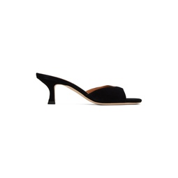 Black Brigitte Heeled Sandals 241386F125006