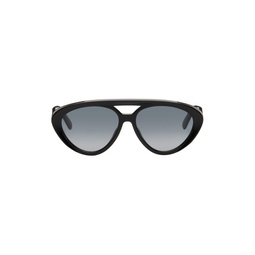 Black Aviator Sunglasses 232471F005004