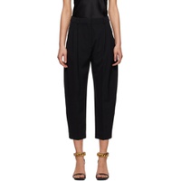 Black Pleated Trousers 232471F087003