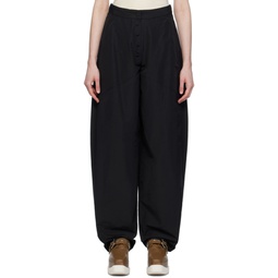 Black Tapered Trousers 241471F087008