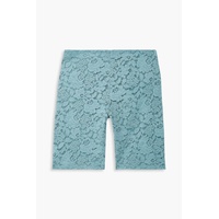 Isla cotton-blend corded lace shorts