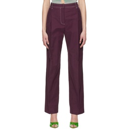 Purple Frankie Trousers 221905F087009